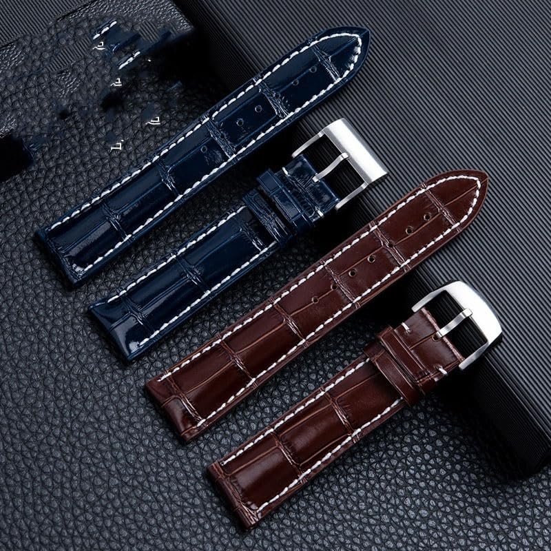 Sangle de montre en cuir robuste pour chronographe Avenger Blackbird aviation