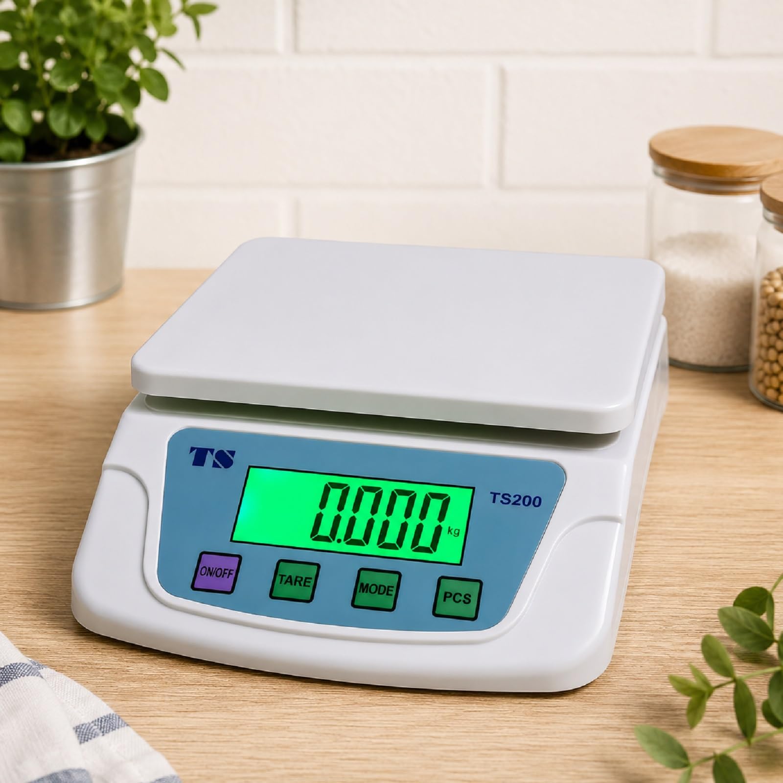 Topolenashop Báscula Electrónica Digital Profesional min 1 gr MAX 5 kg Cocina Laboratorio