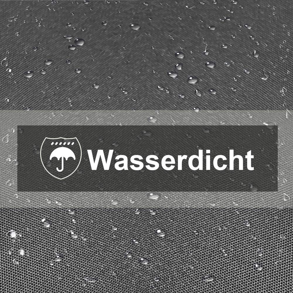 UISEBRT Parasol en aluminium inclinable avec manivelle Protection UV 40+