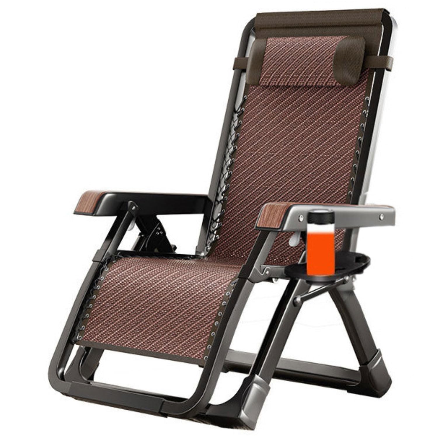 Chaise longue de jardin robuste supportant 200kg pour terrasse extérieure