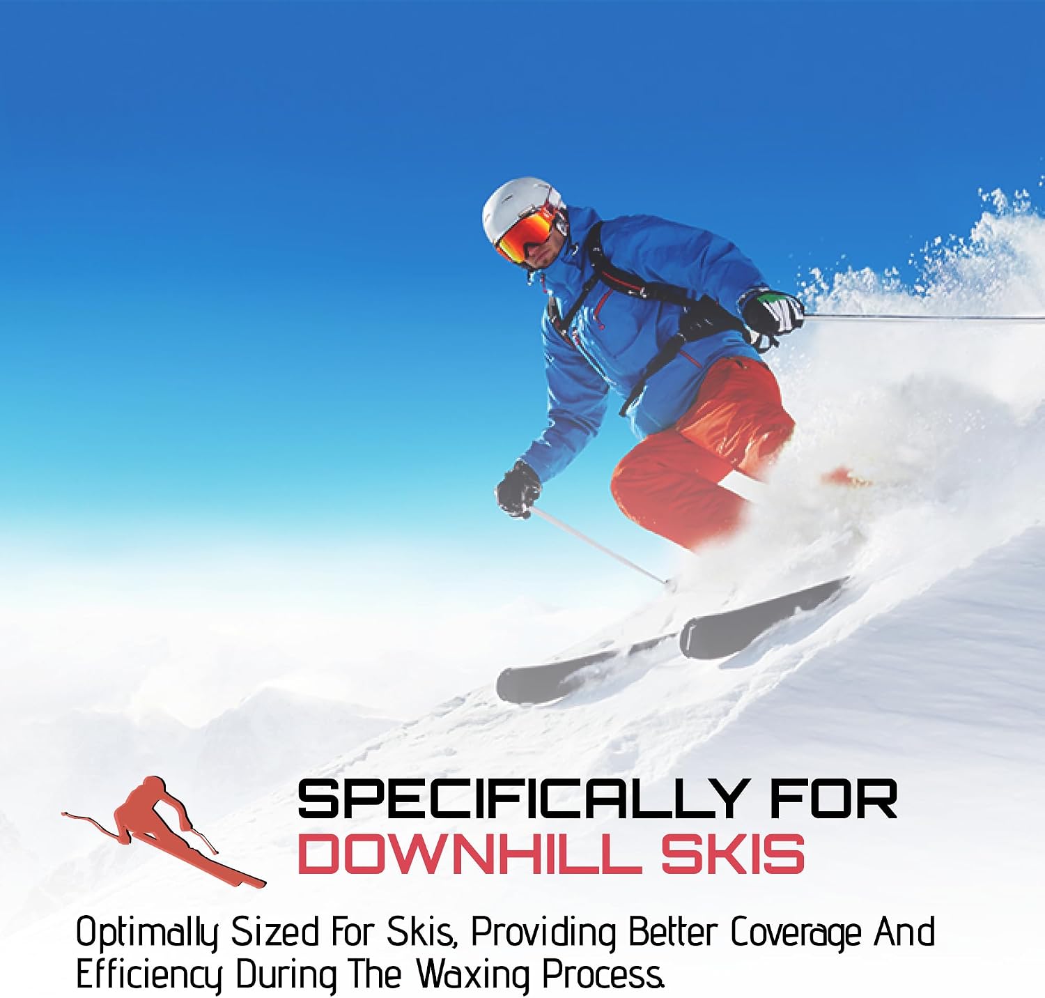 ZUMWax Ski/Snowboard Natural Polishing Cork, Eco-Friendly, Buffs Wax, Boosts Speed & Grip, Protects Base, Compact & Durable, Ideal for All Levels, Made in Portugal, Extends Gear Lifespan