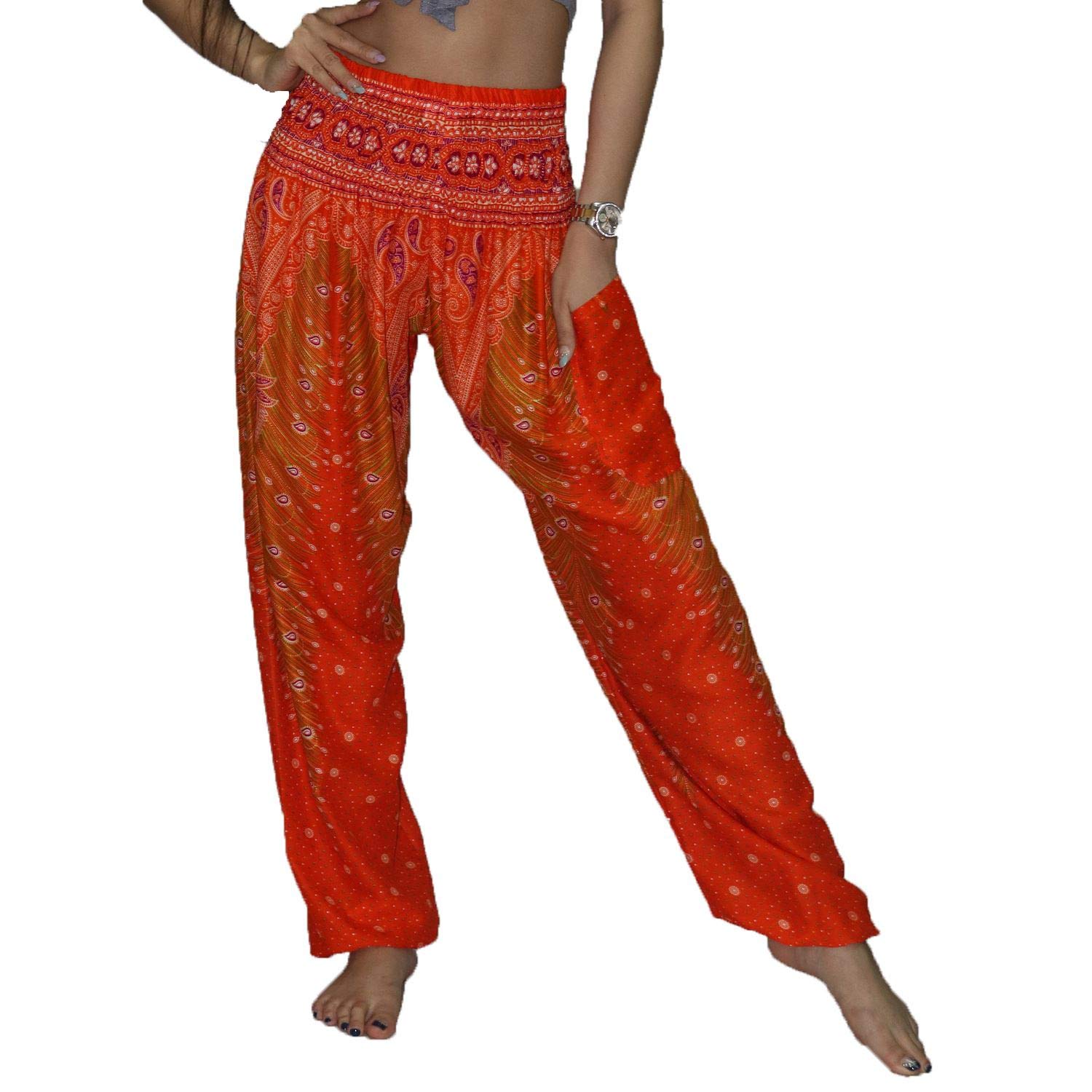 Lofbaz Harem Pants for Women Yoga Boho Hippie Clothing Womens Palazzo Bohemian Pajama Trousers Beach Indian Gypsy Genie Clothes — view 10