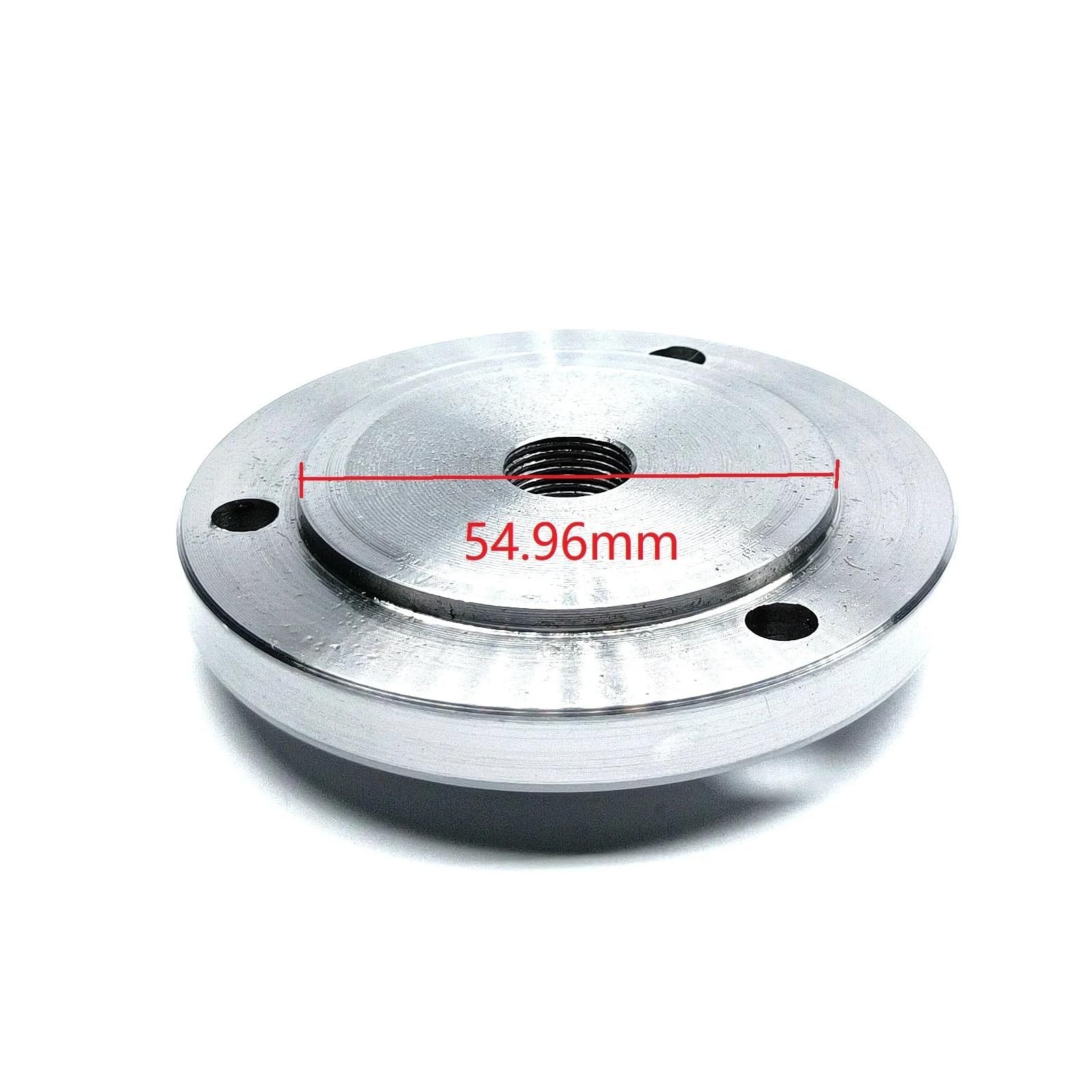 M33x3.5mm M33 Brida de rosca de husillo Placa trasera Adaptador de base Torno de madera Portabrocas de metal 11-80 K11-100 K11-125, 1 unidad(K11-80)