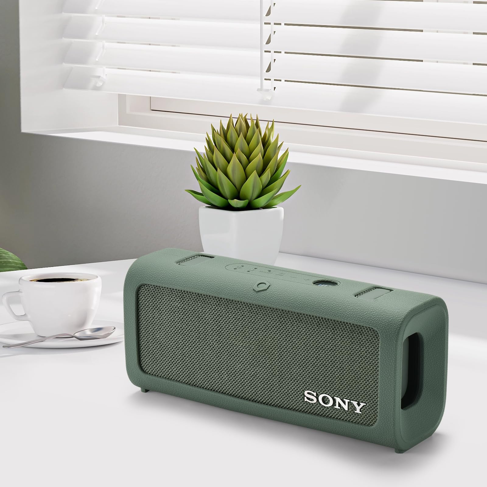 Silicona Funda Protectora para Sony ULT Field 3 Altavoz (Verde)