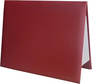 Diploma Cover Holoder Smooth 7x9 Certificate Cover Grad Maroon