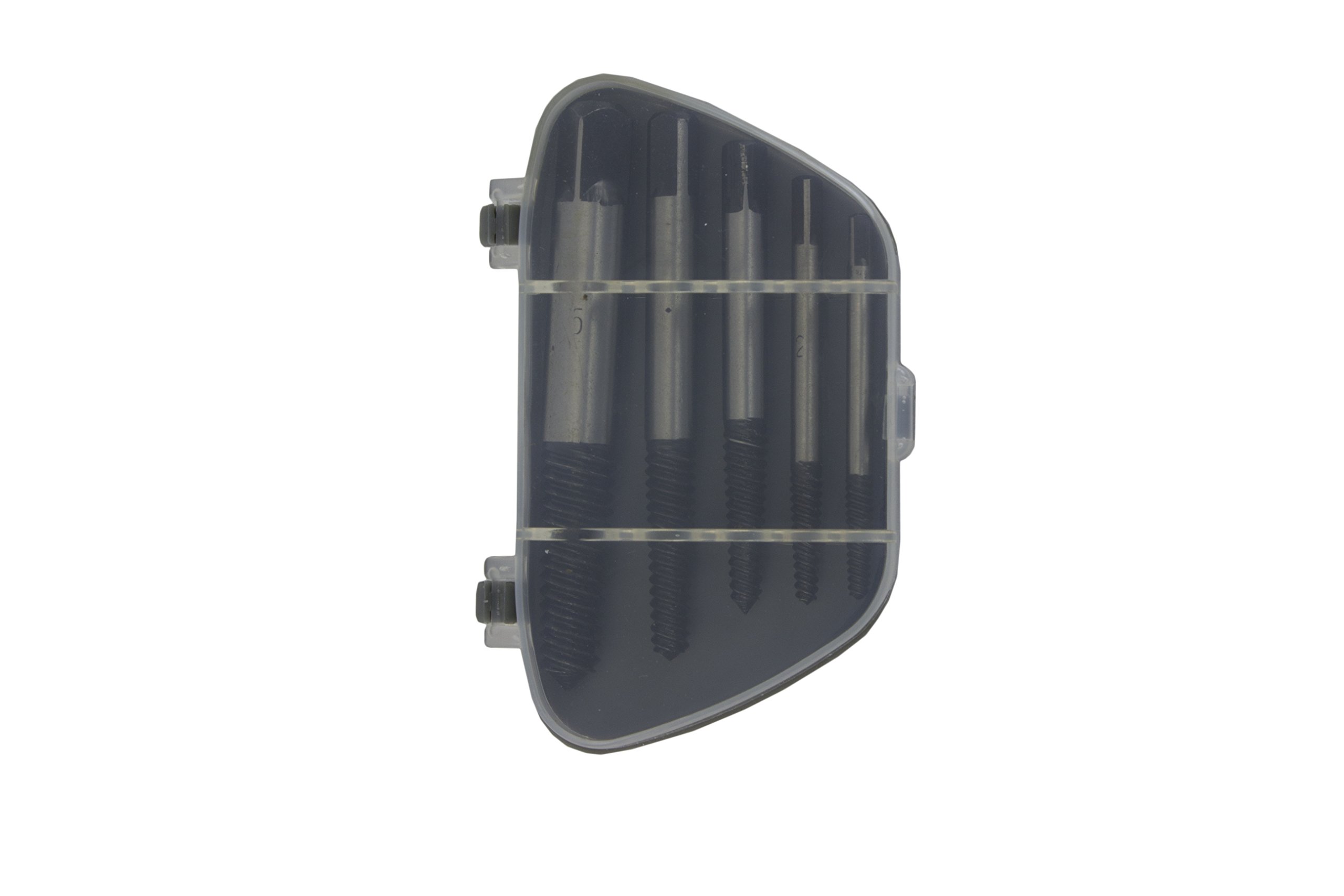 KRINO 10067101 Set 5 Pezzi ESTRATTORI per Viti 1÷5 mm, Acciaio