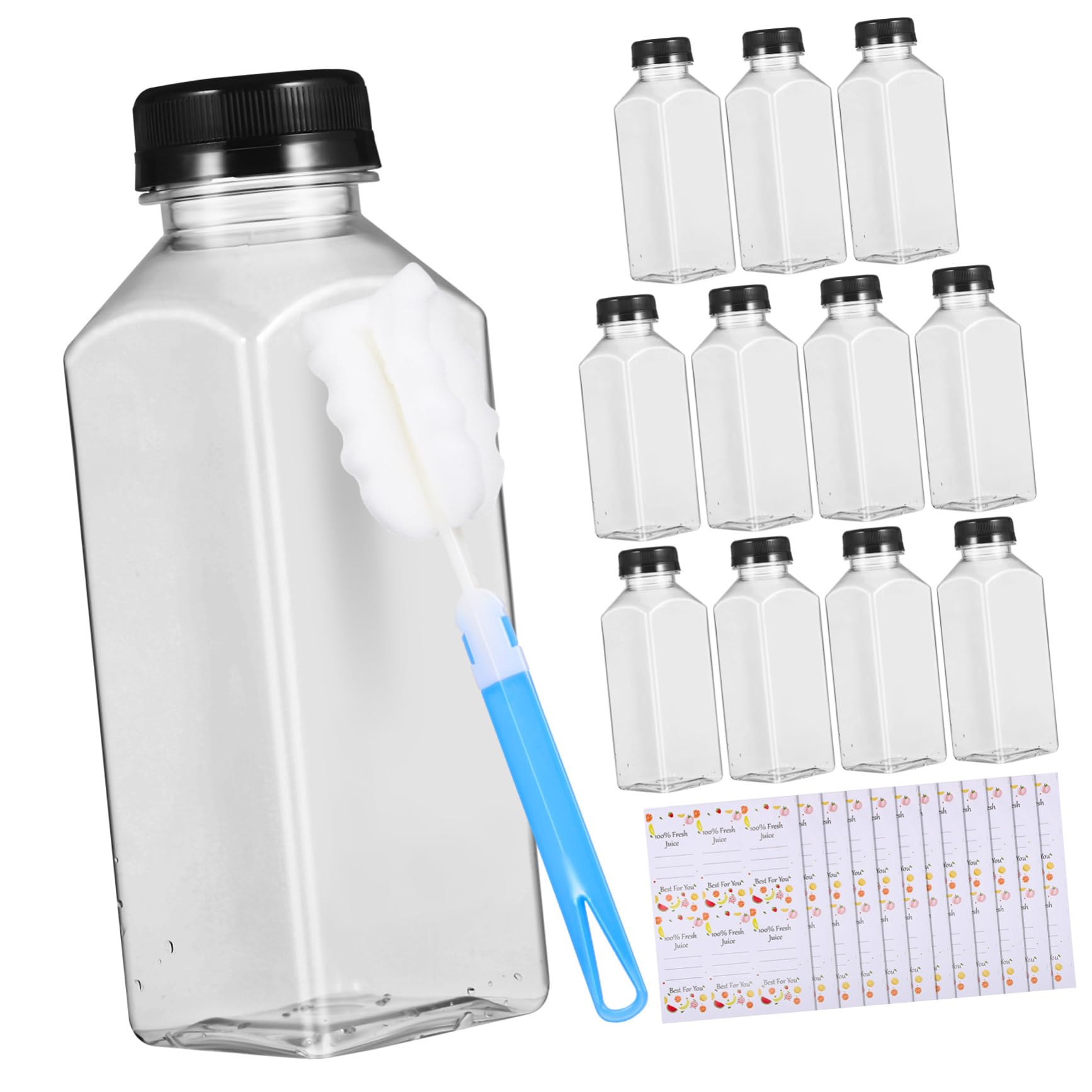 Amazon｜BCOATH 1 セット 透明な飲料ボトル プラスチック製の