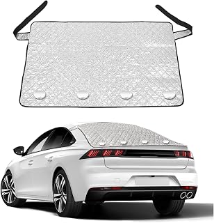 Car Rear Windshield Cover for Ice, 58"×31.5" Back Window Frost Cover with 4 Magnets Offers Complete Protection from Snow Winter Debris, All-Weather Snow Sunshaded Protector for Car