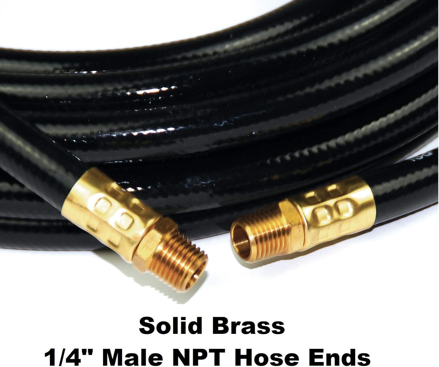 Primefit PVC380253 Heavy-Duty 3/8" x 25-Foot PVC Air Hose Max PSI 300