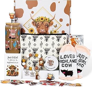 Highland Cow Gifts For Women, Valentines Day Gifts For Daughter, Highland Cows Lovers, Girls,