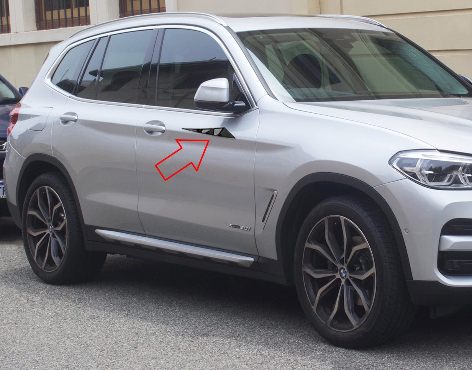 Xotic Tech Sport Racing Auto Side Air Flow Vent Fender Hole Cover Decor Trim Universal