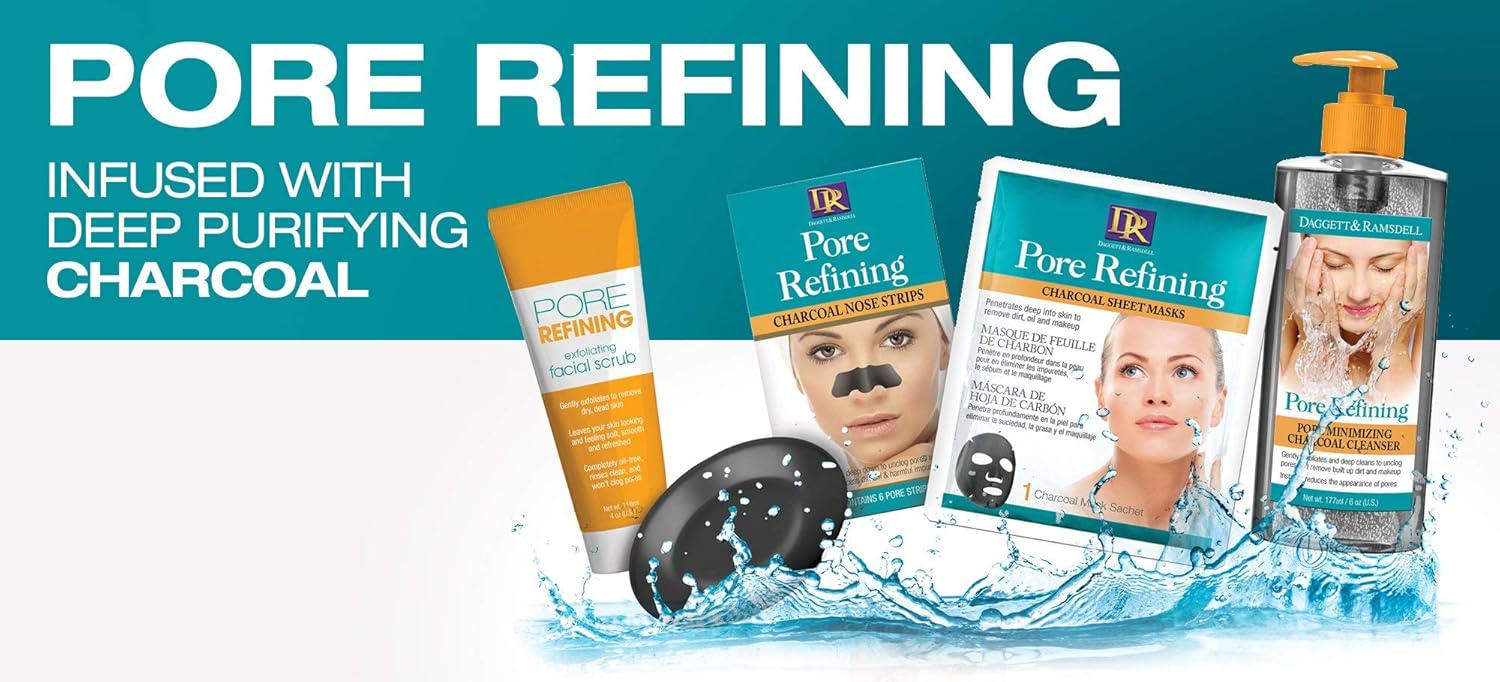 Daggett and Ramsdell Pore Refining Charcoal Nose Strips - (6 Strips) : Beauty & Personal Care