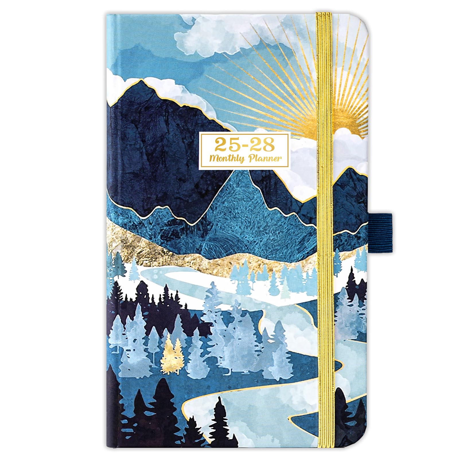 2025-2028 Pocket Calendar/Planner - JUL 2025 - JUN 2028, 6.3" x 3.8", 3 Year Monthly Planner, Monthly Planner 2025-2027, 61 Notes Pages, Pen Loop