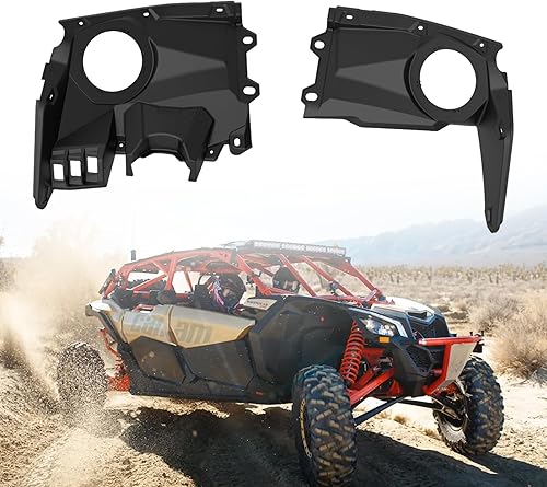 HAKA TOUGH Cápsulas de altavoces delanteros para el sistema de sonido Can Am Maverick X3 2017-2023, panel de tablero para accesorios del sistema