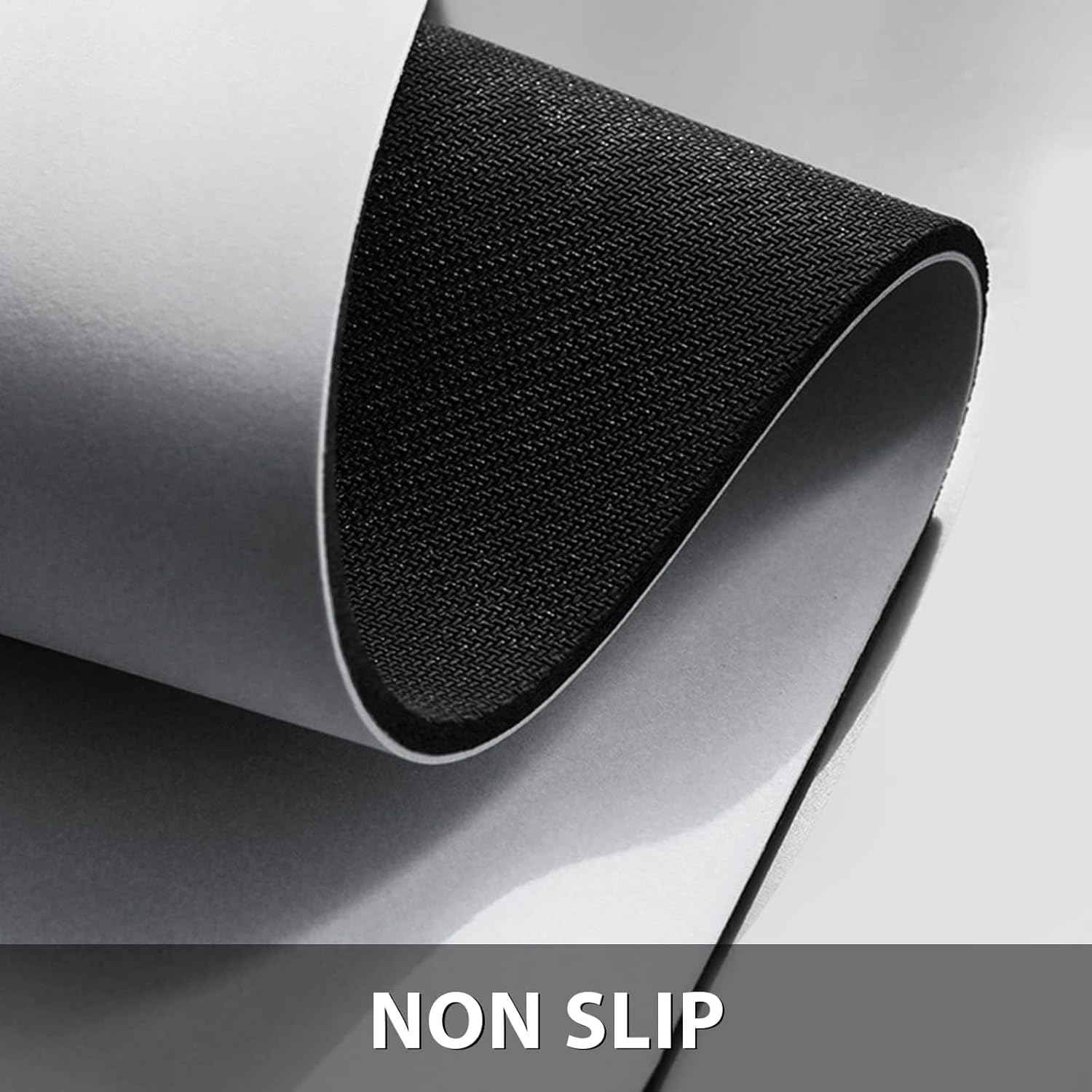 Tapis de bain antidérapant et absorbant en diatomite, séchage rapide, lavable et facile à nettoyer, noir et gris, 60 x 90 cm