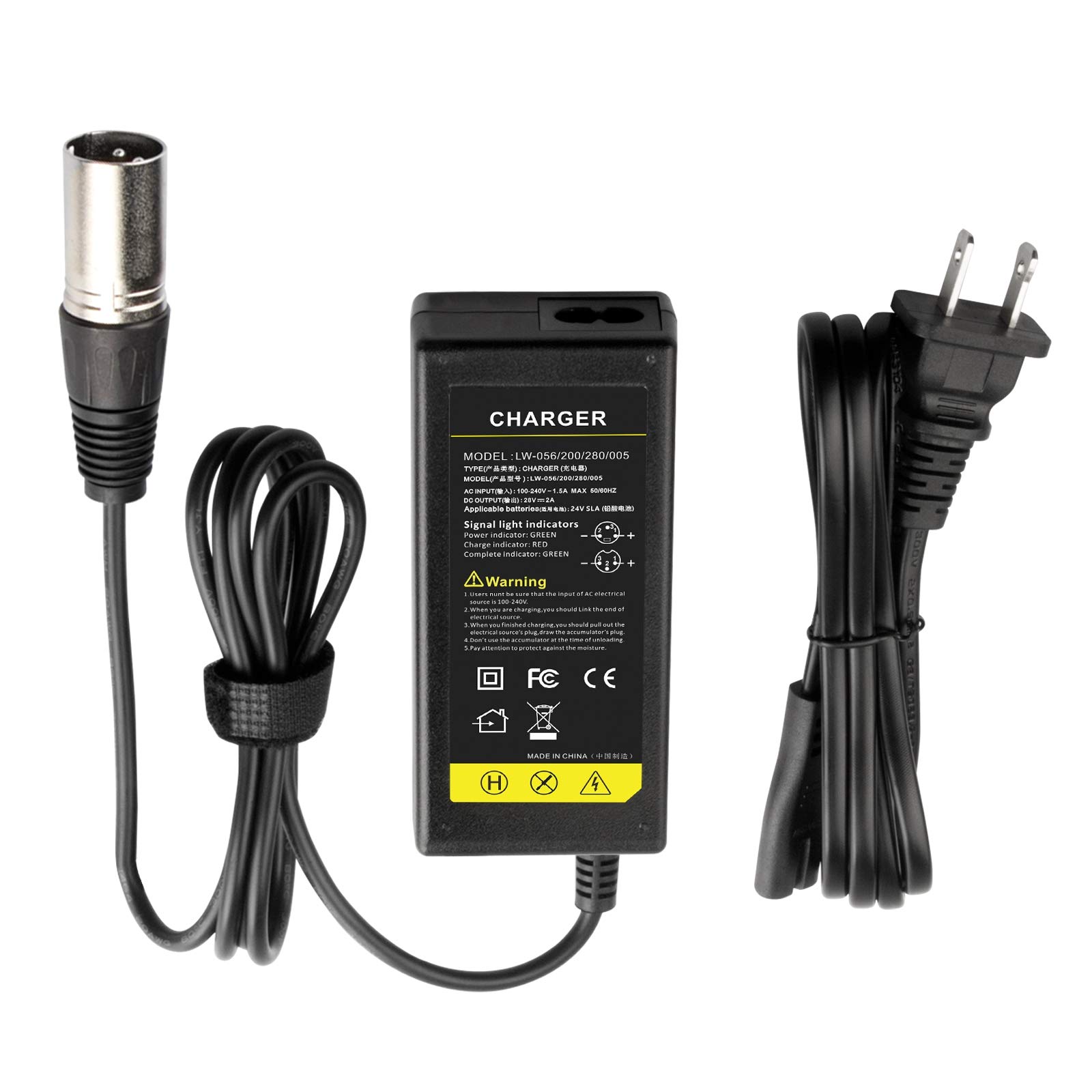 Buy 24V Lead (SLA) NiMH Battery Charger for Razor MX500, MX650, GT