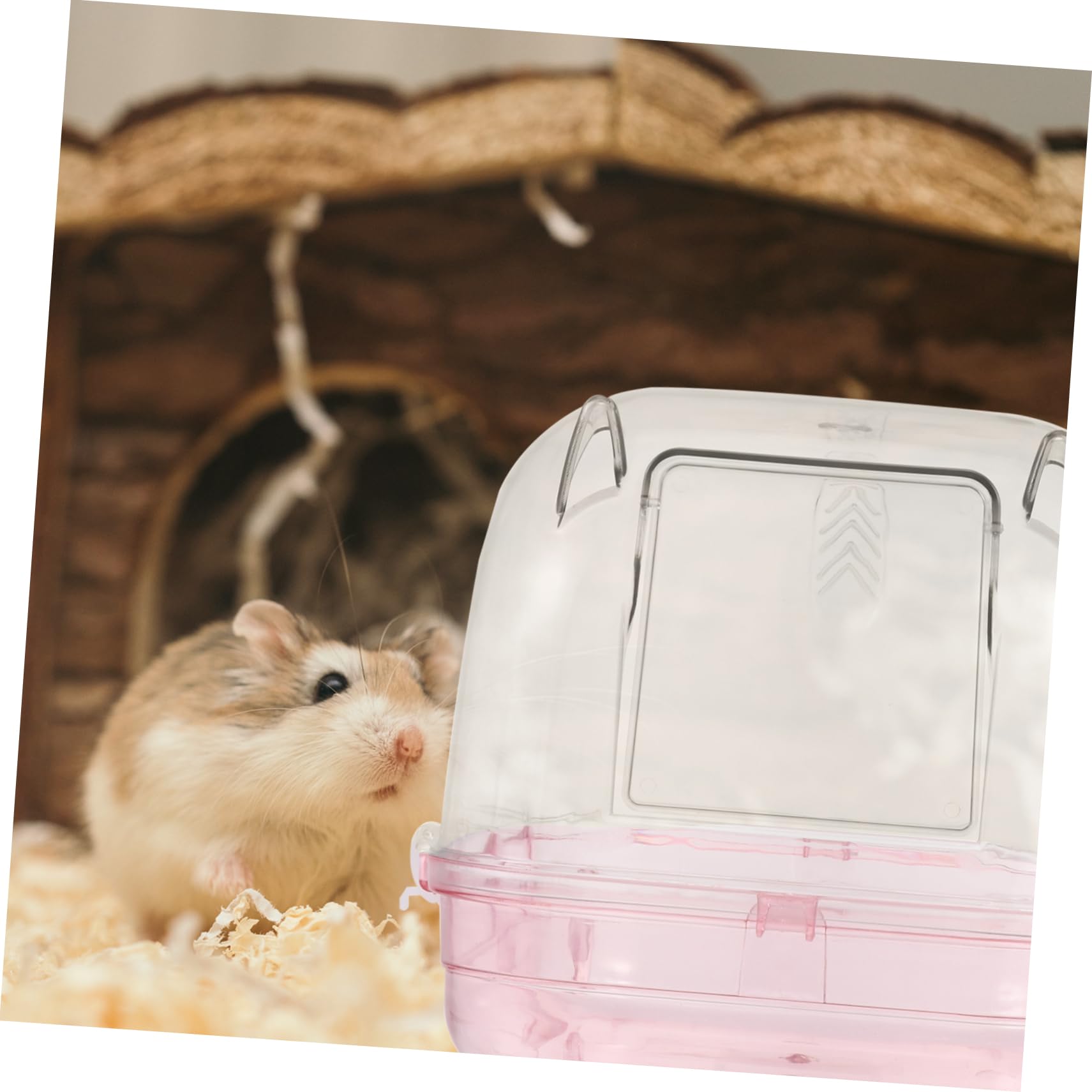 Hamster Sandbadbehälter aus Kunststoff, Große Badewanne