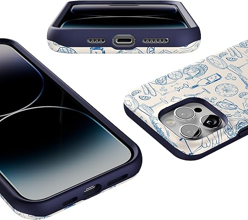 Vista 378 de Casely - Funda para iPhone 14 Pro Max, Viva La Vida, Frida Kahlo Floral Collage, compatible con MagSafe 10 Frida Kahlo Viva La Vida Collage