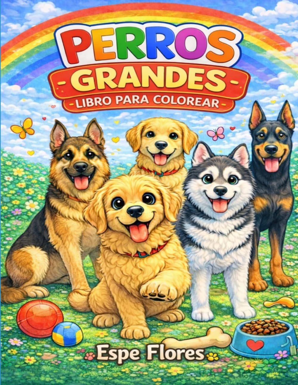 Perros Grandes (Pequeño Mundo para Colorear)