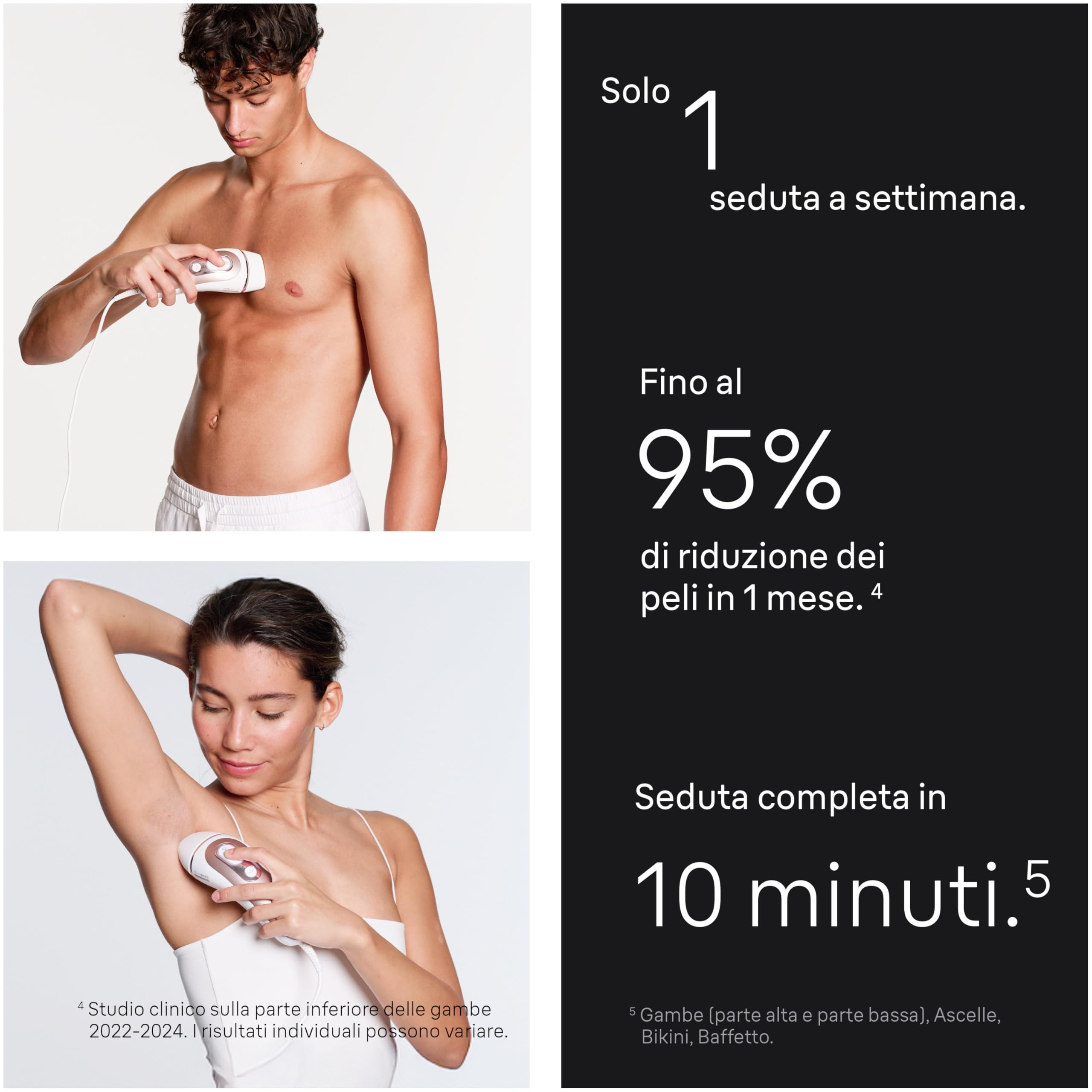 Braun Skin I·Expert Epilatore Luce Pulsata Smart, Depilatore Corpo Donna, Alternativa Laser Peli Donna, App Gratuita, Include Custodia e Rasoio Venus, Luce Pulsata Braun, Mini Depilatore Viso, PL7249