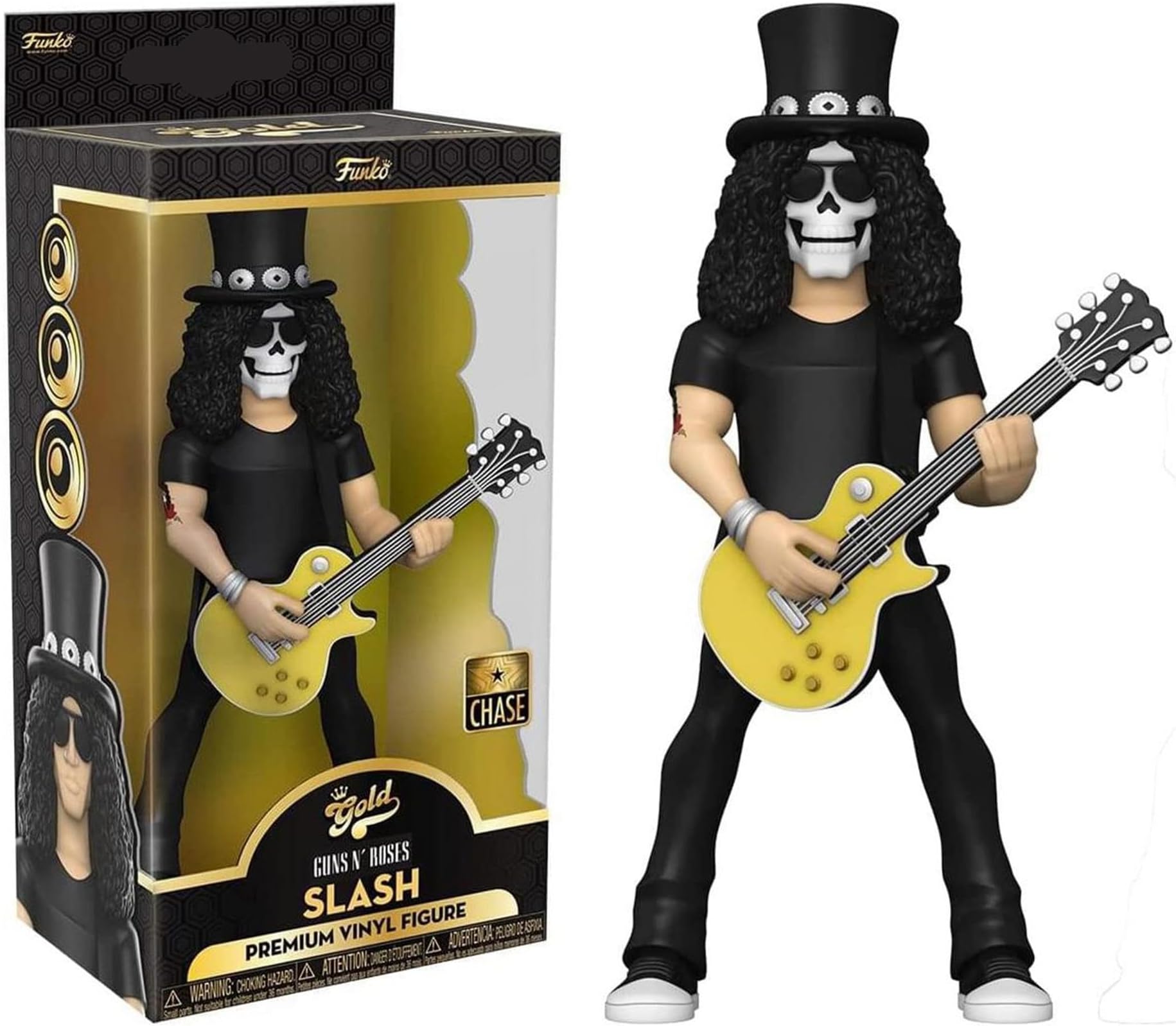 Funko GNR Guns N Roses Gold 5 Inch Vinyl Figure | Slash Chase