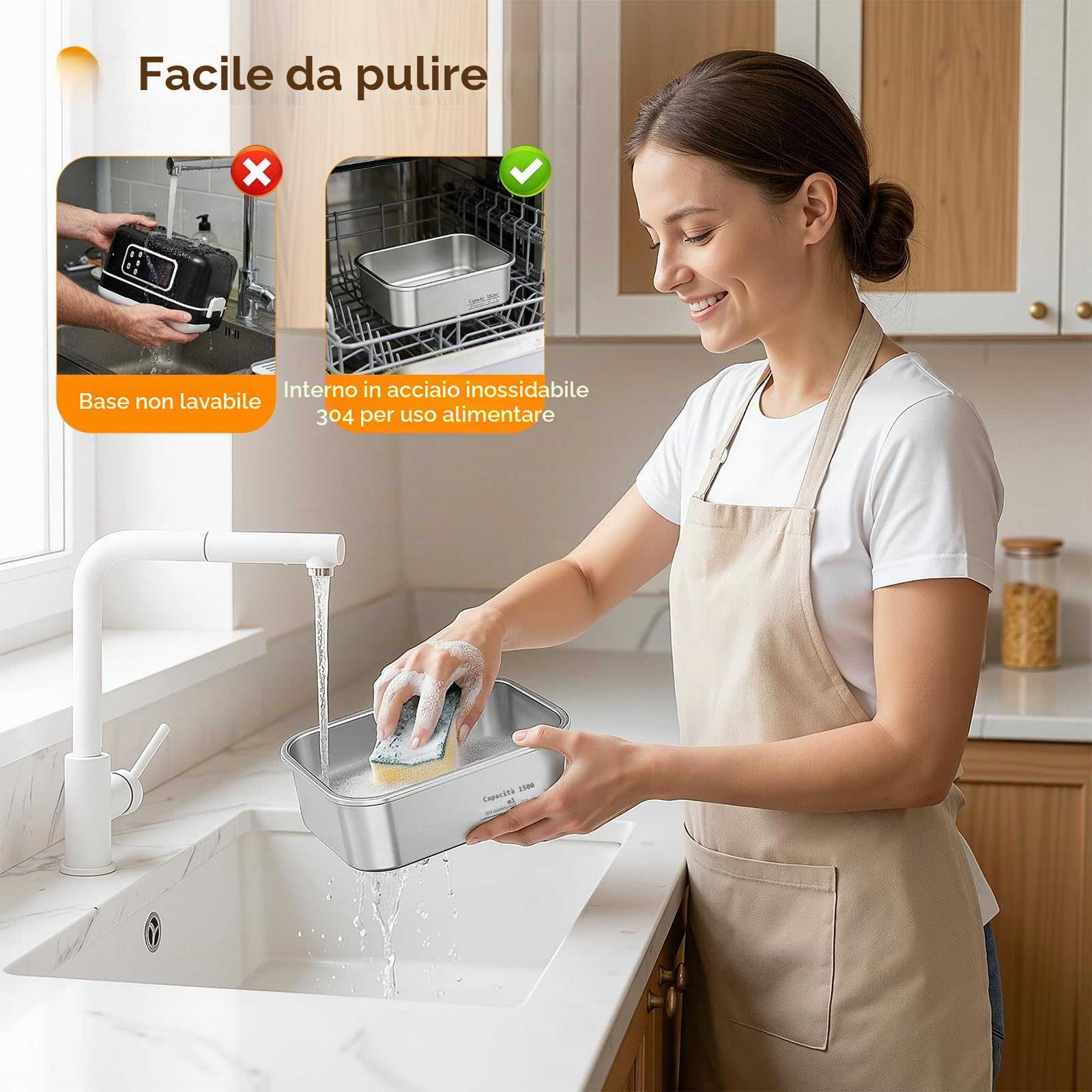 Pranzo Box Riscaldante, 1,5L Porta Pranzo Riscaldabile con Display LCD e Timer, Scalda Vivande Portatile Elettrico con Stoviglie in Acciaio Inossidabile e Borsa Termica per Auto Ufficio