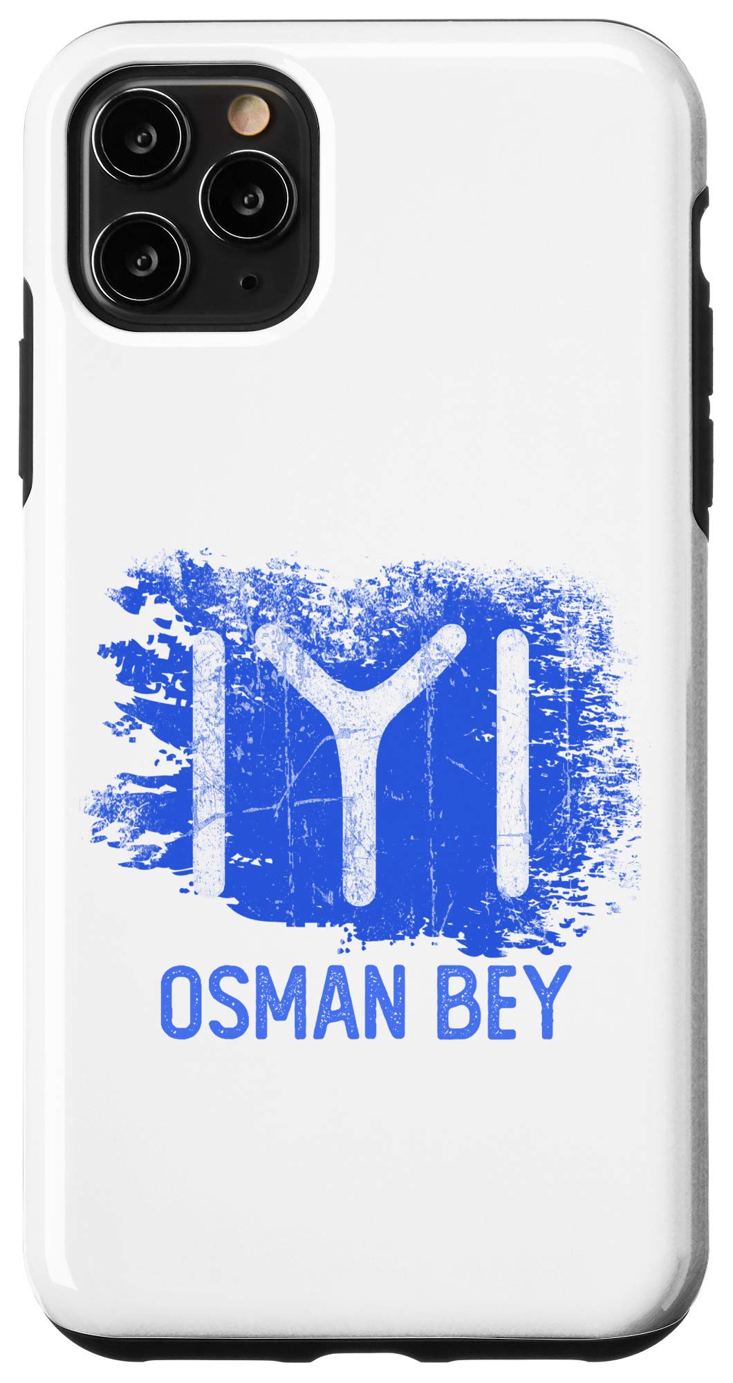 iPhone 11 Pro Max Kayi Tribe Blue Vintage Symbol IYI Osman Bey Ertugrul Son Case