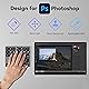Doohoeek Bluetooth Shortcut Keyboard for Adobe Photoshop for PC Computer, Desktop, iPad & MacBook, PS Shortcut Hotkeys Keypad Rechargeable with 7-Color Backlit Key for MacOS, iOS & Windows