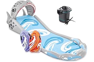Intex Surf N Slide Inflatable Backyard Water Slide & Electric Pump