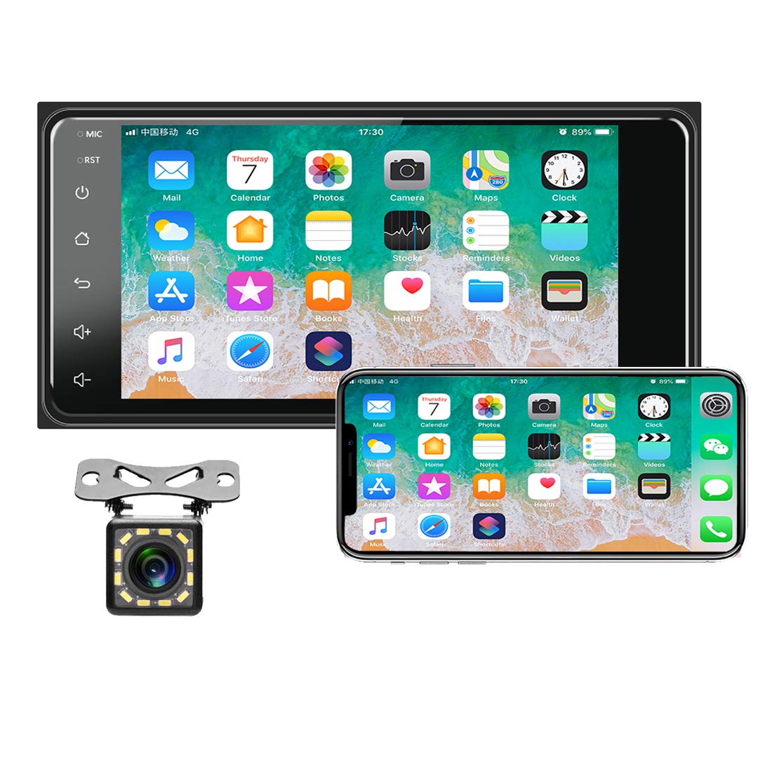 Buy Android Car Stereo for Toyota Corolla 20032008 Double Din 7 Inch