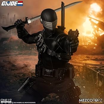Amazon.co.jp: Mezco Toyz G.I.ジョー:スネークアイズワン:12