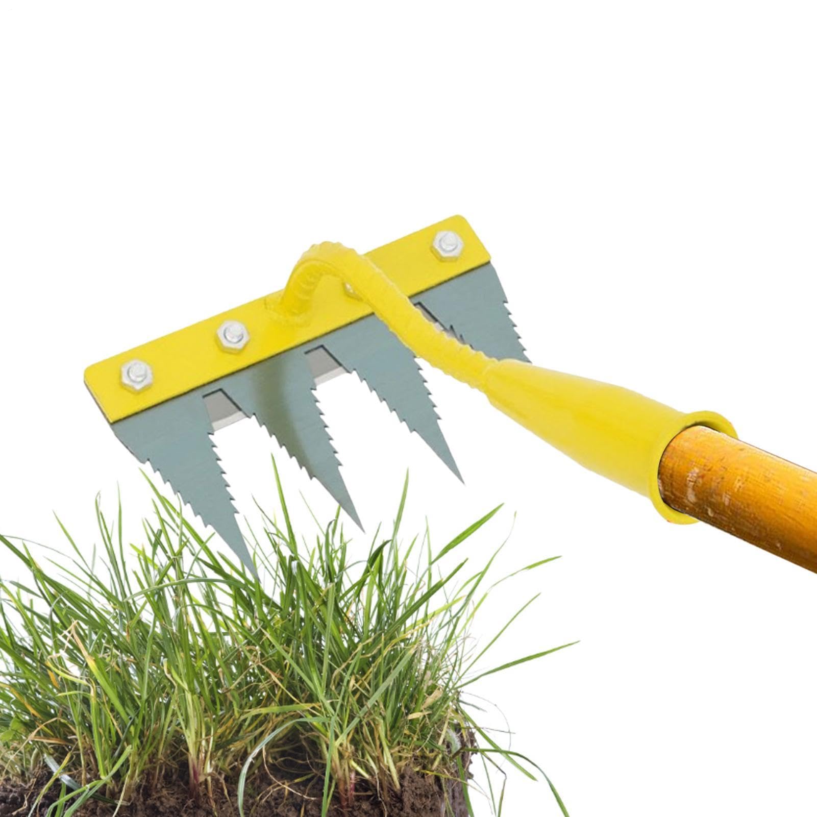 Rastrello da giardino Robusto dissodatore ed estirpatore | Strumento rimuovi l' per all'aperto: Giardino, Prato, Cortile, Aiuola, Serra, Vivaio, Frutteto, Fattoria