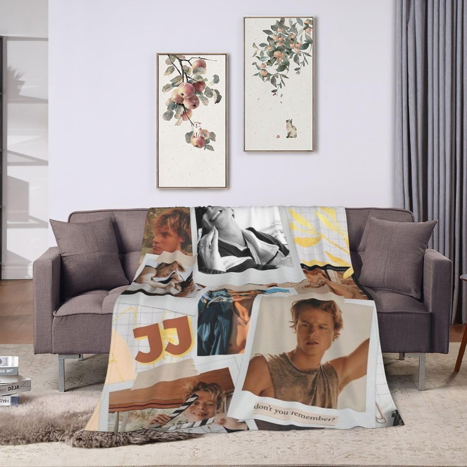 Joe Flanell-Überwurfdecke – Weiche Kuscheldecke Für Couch & Bett, 152 X 127 Cm