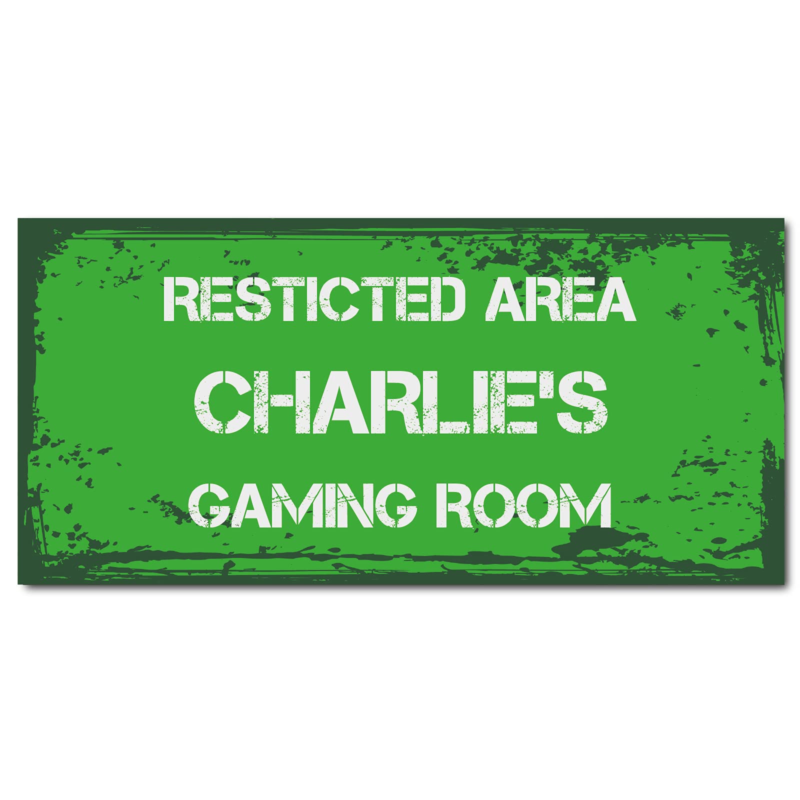 Gamer Personalised Bedroom Door Signs