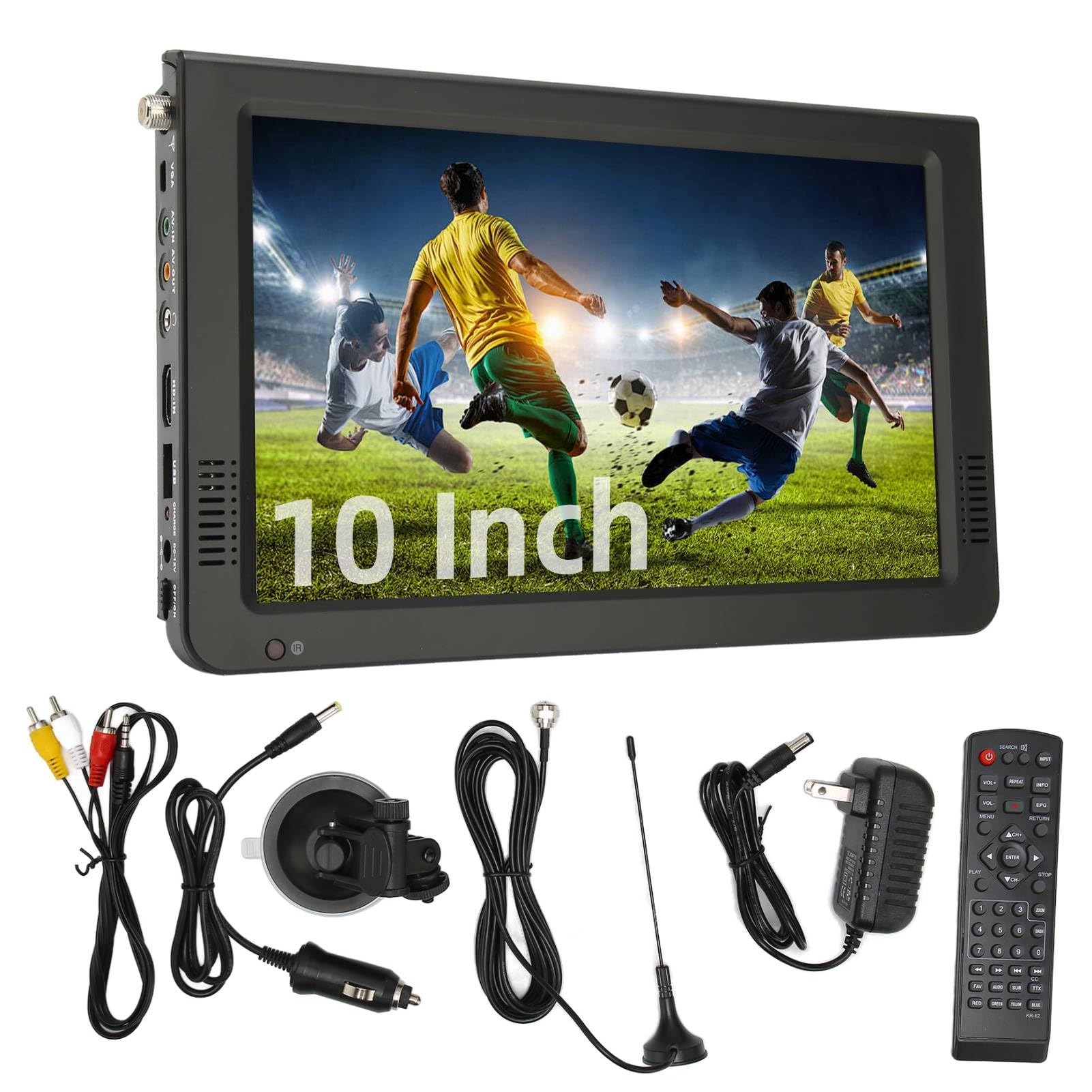 Amazon.com: Sanpyl 10 Inch Portable TV, Rechargeable ATSC Digital