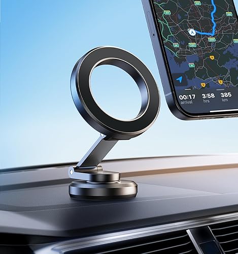 Miniatura 8 de JUHOO Soporte magnético giratorio y retráctil, compatible con iPhone 15, 14, 13, 12, Pro, Mini, MagSafe
