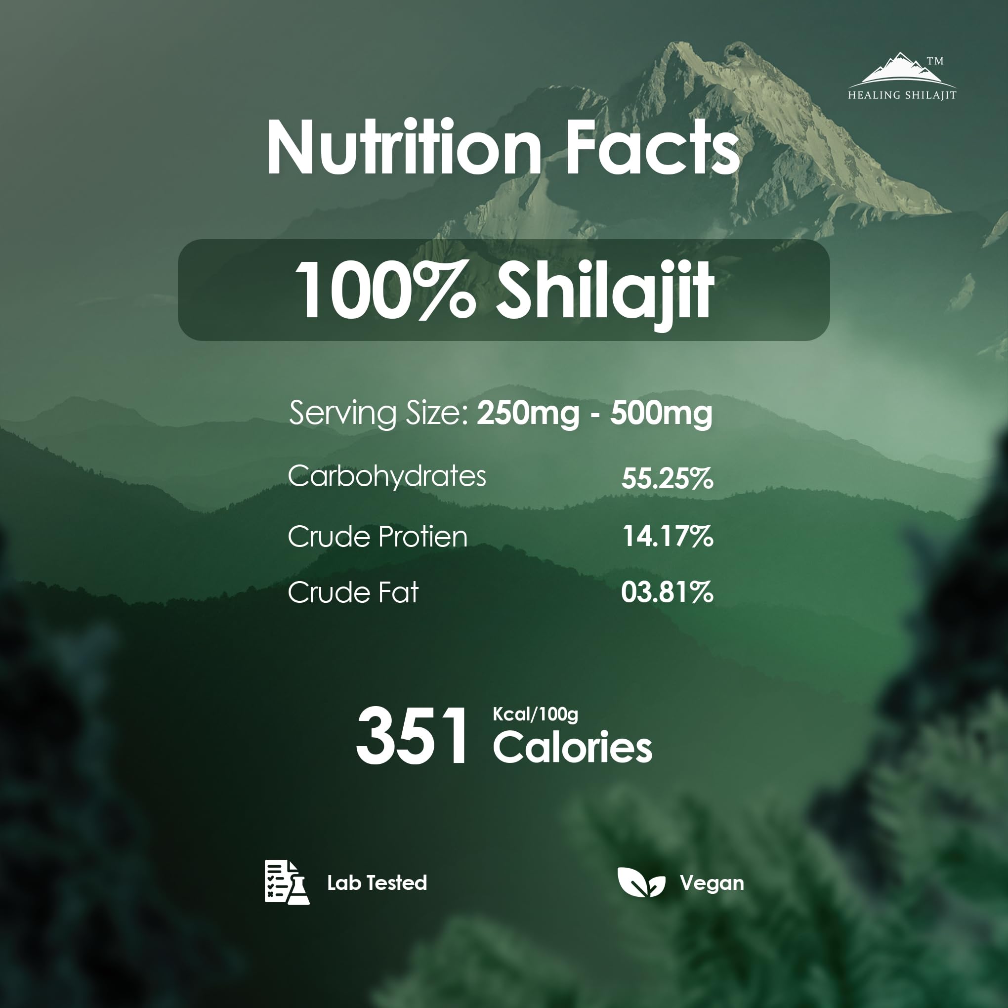 Fresh Hand Collected Himalayan Shilajit - Calidad de oro - 30 gramos - Fabricado en instalaciones registradas GMP/ISO/Halal - Resina secada al sol - Probado en laboratorio de terceros - 84+
