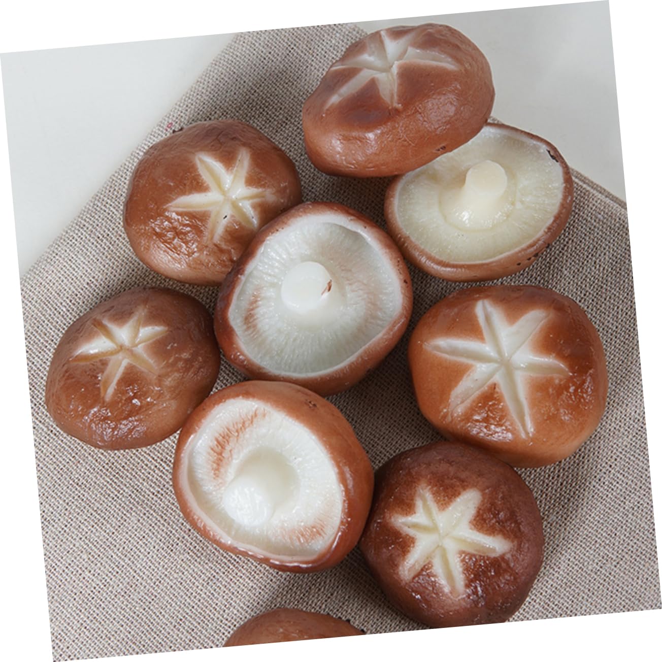 MAGICLULU Lot De 5 Champignons Artificiels pour Barbecue Réalistes Et Robustes 5 X 5