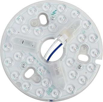 Ceiling Fan Light Retrofit Kit, Ceiling Light Retrofit Kit, 5.3 inch, 3 Color Temperatures, 15 Watts, 1800 Lumens 120V ETL Listed 3CCT