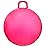 AppleRound Hippity Hoppity Jumping Ball with Pump, Bouncy Ball with Handle, 20in/50cm Diameter for Age 7-10, Kangaroo Bouncer, Space Hopper with Handle for Children, Plain Color (Pink)