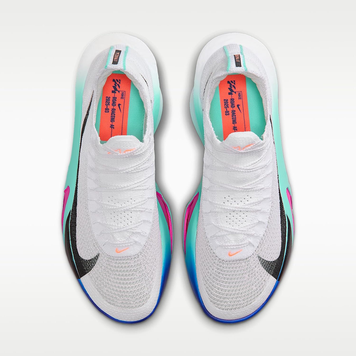 Nike Alphafly 3 Men's Road Racing Shoes (White/Hyper Turquoise/Concord/Black)