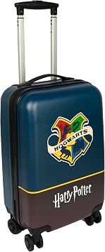 Undercover - Travel Suitcase with License Motif - Rolling Suitcase with 4 Double Wheels - TSA Lock - 1 Compartment with Tie Down Straps - 1 Compartment with Zip, multicoloured, 35 centimeters x 22