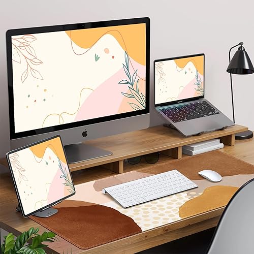 HAOCOO Desk Matt for Desktop, Computer Desk Pad Mat, Large