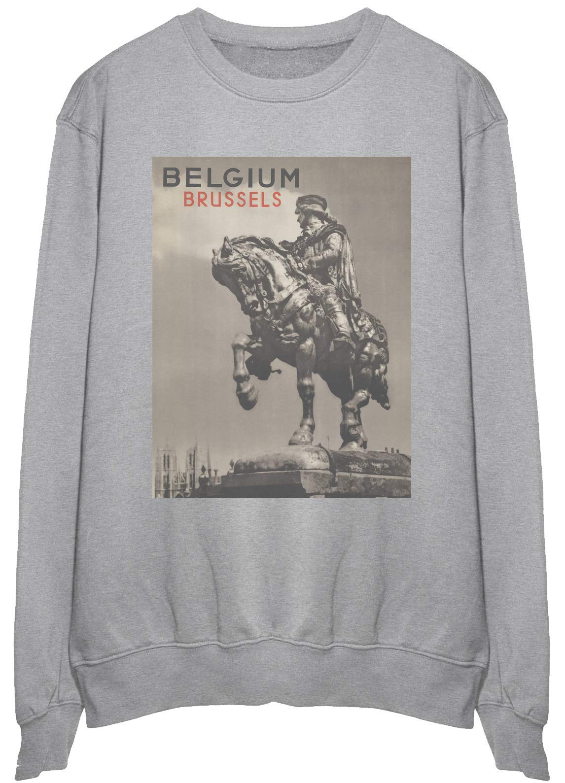 Sweatshirt I Love Brussels et pullover large décontracté