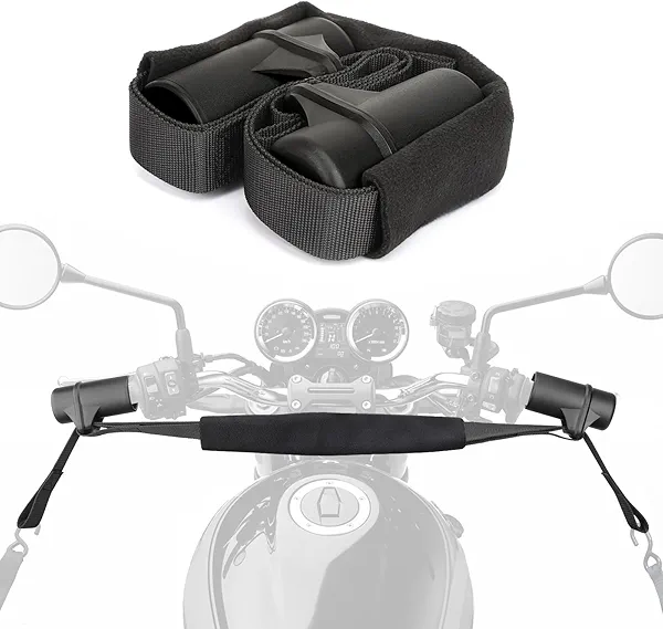 Motorcycle Handlebar Straps for 32" Handlebars, Motorcycle Handlebar Tie Down Straps for Mopeds, Scooters, Bikes with Fairing, Handlebar Straps for Hauling Bike
