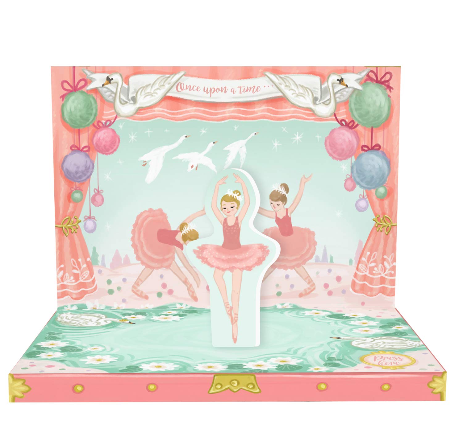 Music Box Ballerina Dream Card