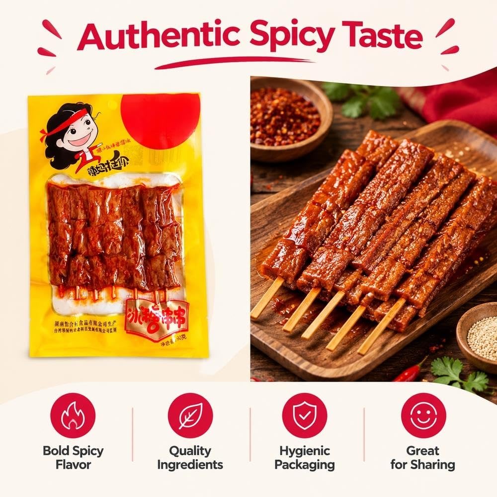 Snack Brochette Épicée 90g x 5 Paquets