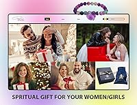 Vista 46 de Paquete único de pulseras de piedras preciosas puras..