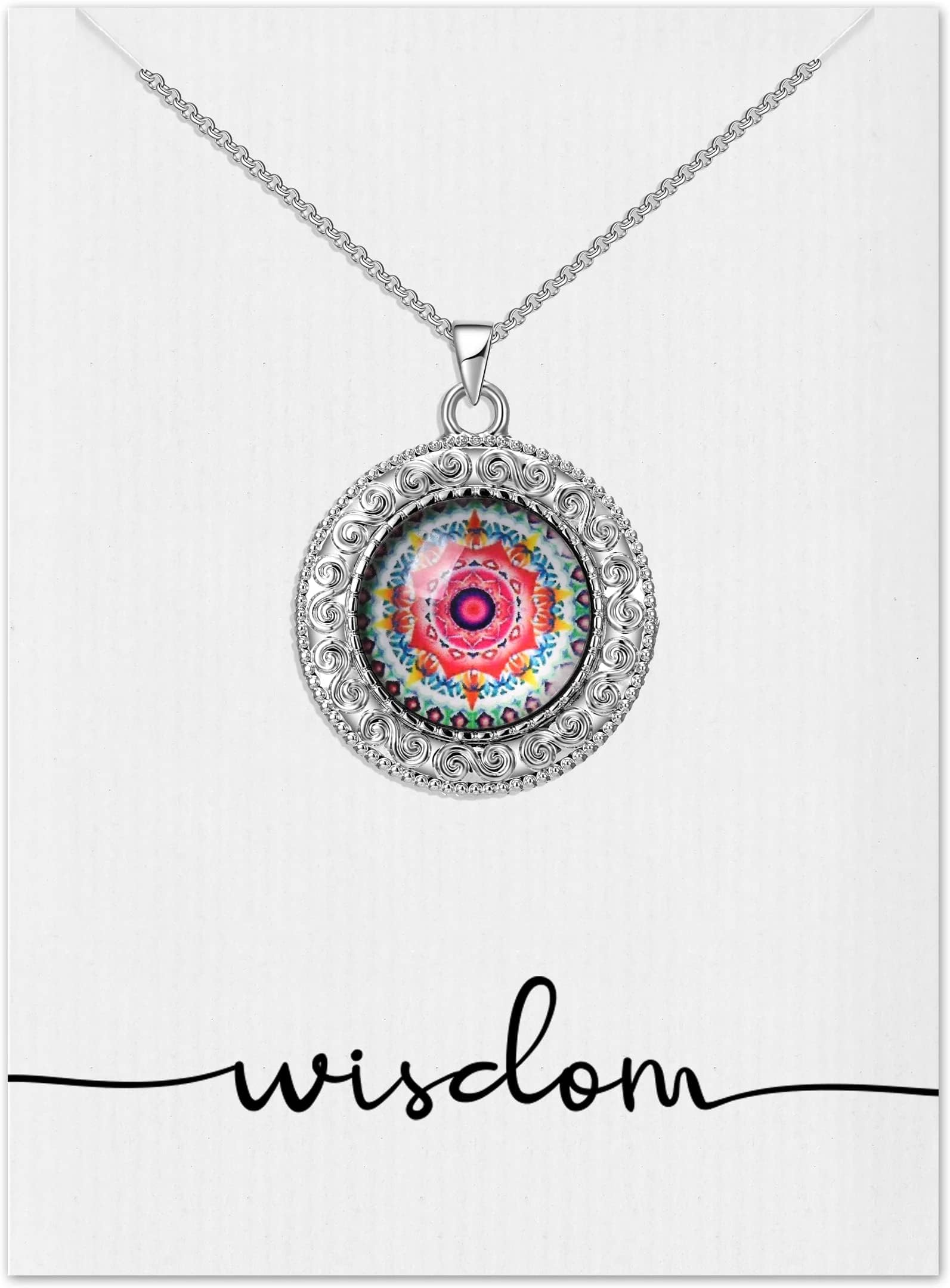 Philip Jones Wisdom Mandala Necklace