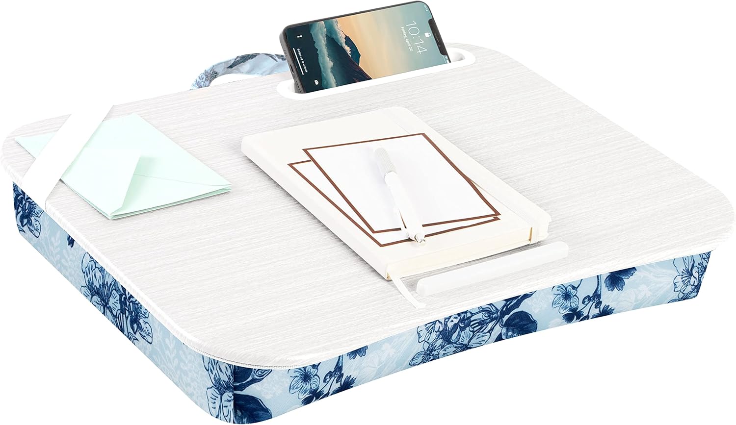 LAPGEAR XL Designer Lap Desk with Phone Holder and Device